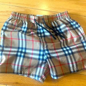 Boys Burberry Swimming Trunks